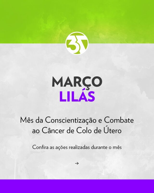 Construir um futuro sólido não é apenas erguer estruturas, mas também fortalecer a saúde e a informação! 💚 O Março Lilás nos lembra da importância da prevenção do câncer de colo do útero, uma doença silenciosa, mas evitável com exames regulares e vacinação contra o HPV. Durante este mês, reforçamos esse cuidado com ações educativas, porque acreditamos que a base de uma vida saudável começa com a conscientização. Cuidar da saúde é um compromisso de todos. E aqui no Grupo 3T, seguimos firmes nessa construção! #Grupo3T #MarçoLilás #ConstruindoFuturos #SaúdeÉPrioridade