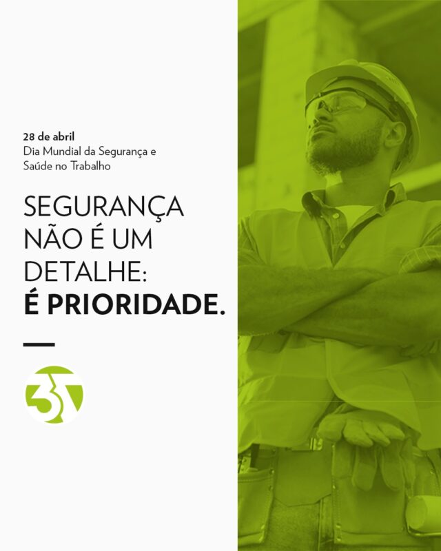 Segurança no trabalho é mais do que um protocolo: é um ato de cuidado com a vida. No Grupo 3T, levamos esse compromisso a sério. Em homenagem ao Dia Mundial da Segurança e Saúde no Trabalho (28/04), reforçamos a importância das boas práticas, do cuidado mútuo e da construção de ambientes mais seguros e eficientes. Porque a segurança vai além do EPI: também envolve saúde emocional, equilíbrio e respeito aos limites de cada pessoa. Cuidar da mente é tão essencial quanto proteger o corpo. Seguimos firmes na missão de crescer com responsabilidade e respeito por quem constrói com a gente. 🔐 Segurança é valor. 🛠️ Prevenção é ação. 💼 Gente em primeiro lugar. #Grupo3T #SegurançaNoTrabalho #SaúdeESegurança #SaúdeMentalImporta #DiaMundialDaSegurança #ConstruçãoCivil #EngenhariaComResponsabilidade